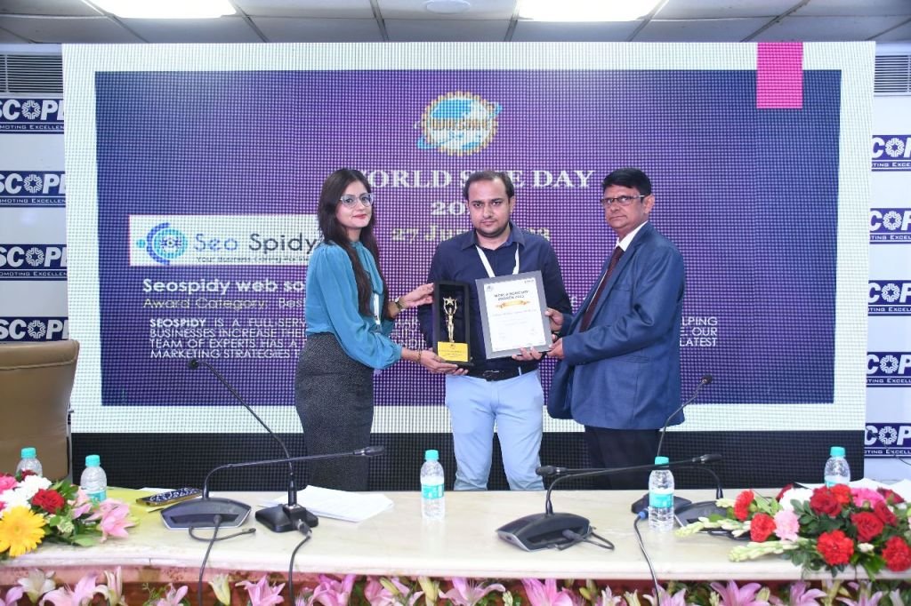 Ecommerce website development company Noida seospidy receive best performance marketing company in MSME Sector